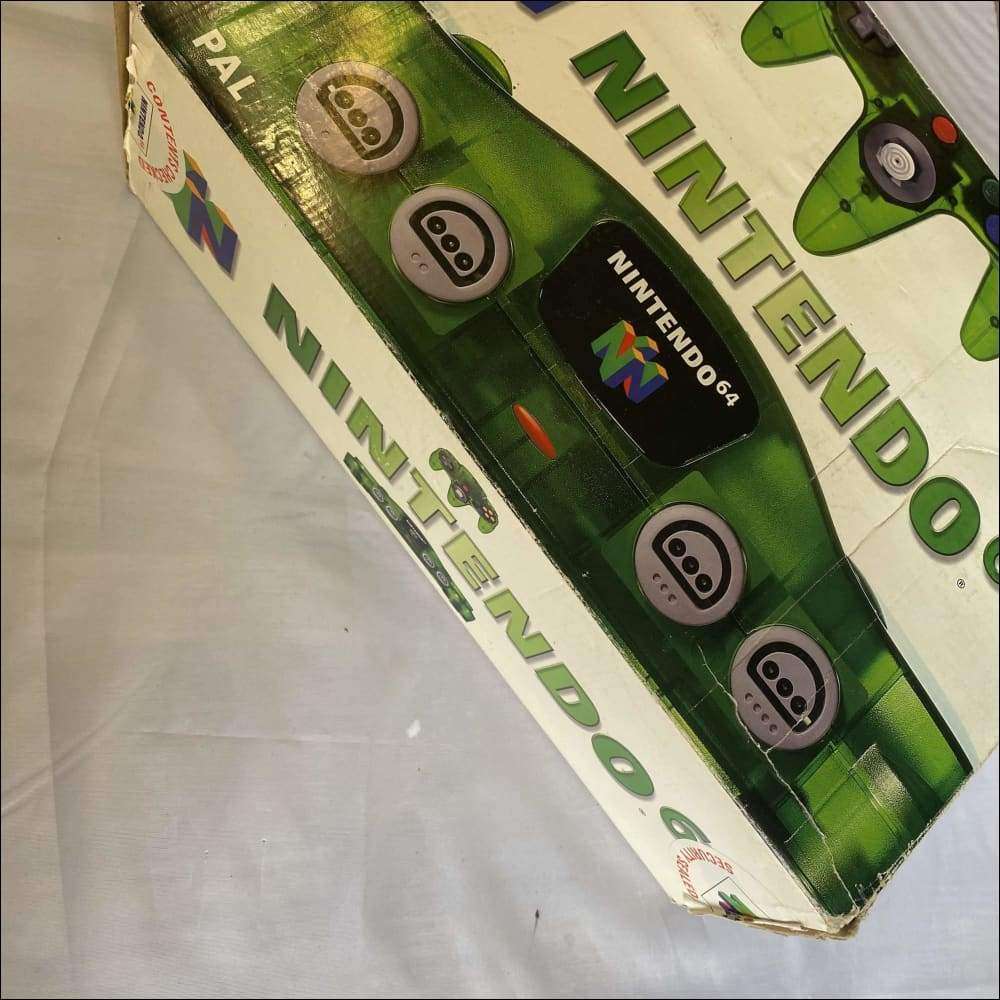 Buy Nintendo 64 N64 jungle green funtastic console boxed -@ 8BitBeyond Buy Nintendo 64 N64 jungle green funtastic console boxed -@ 8BitBeyond